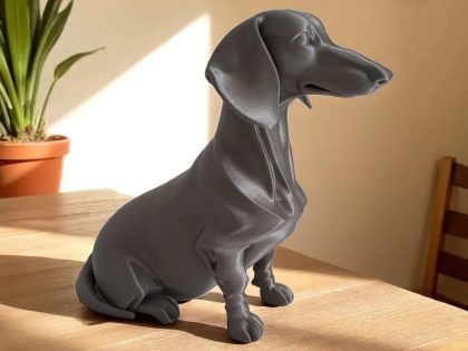 Minimalist Sosis Köpek Figürü