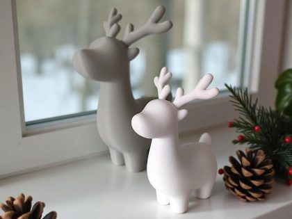Minimalist Yılbaşı Ren Geyiği