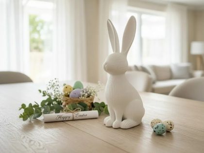 Fitilli Paskalya Tavşanı Dekoru