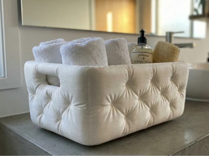 Kapitone Banyo Sepeti