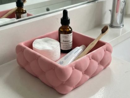 Kapitone Banyo Tepsisi