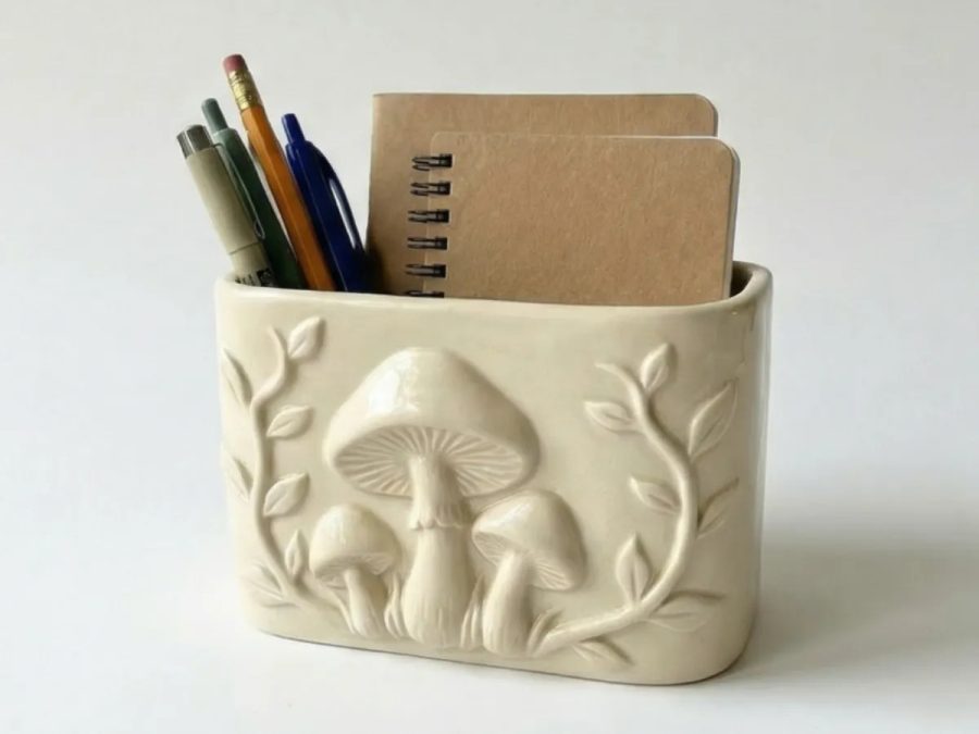 Mantar Kabartmalı Organizer