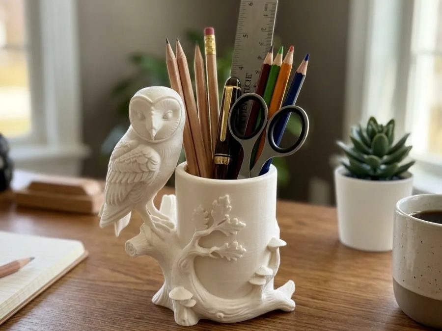 Bilge Baykuş Kütük Organizer